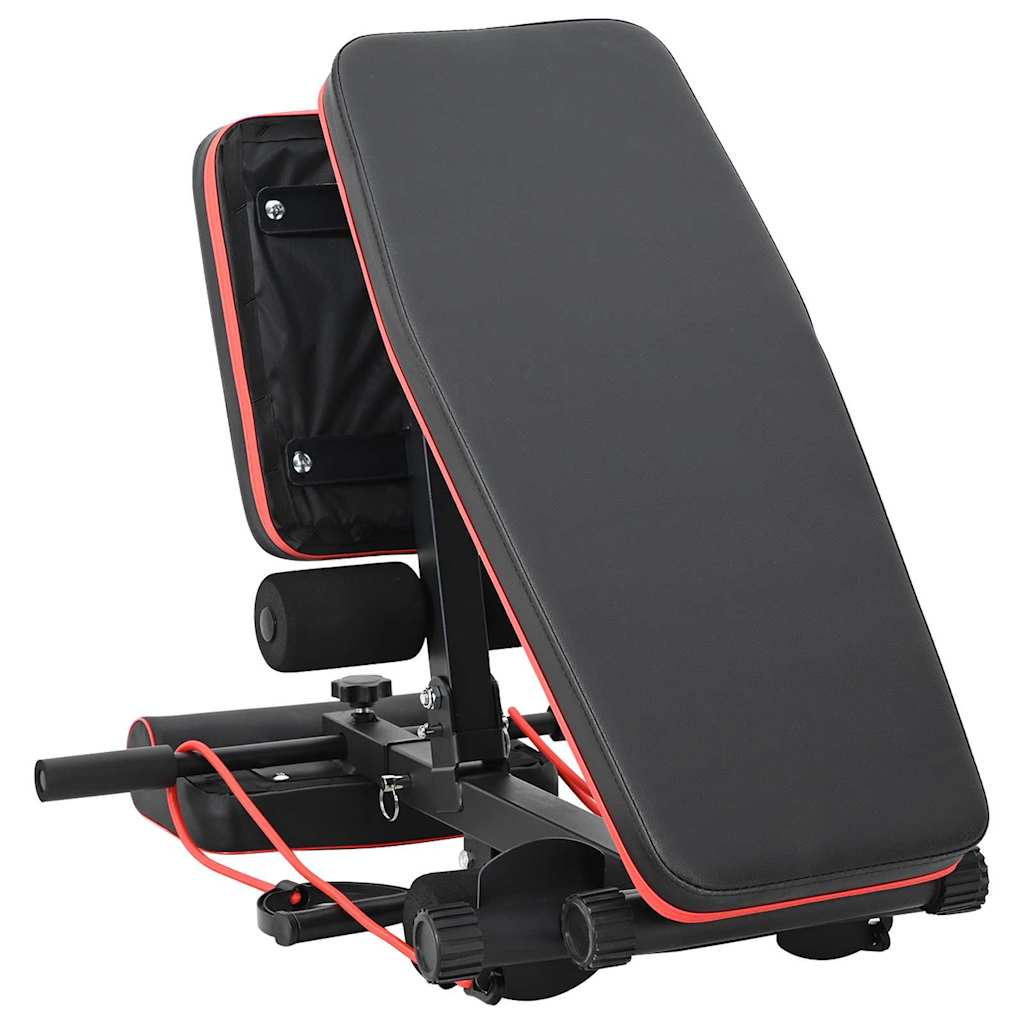 Weight Bench Black 132 x 54 x 100 cm Steel