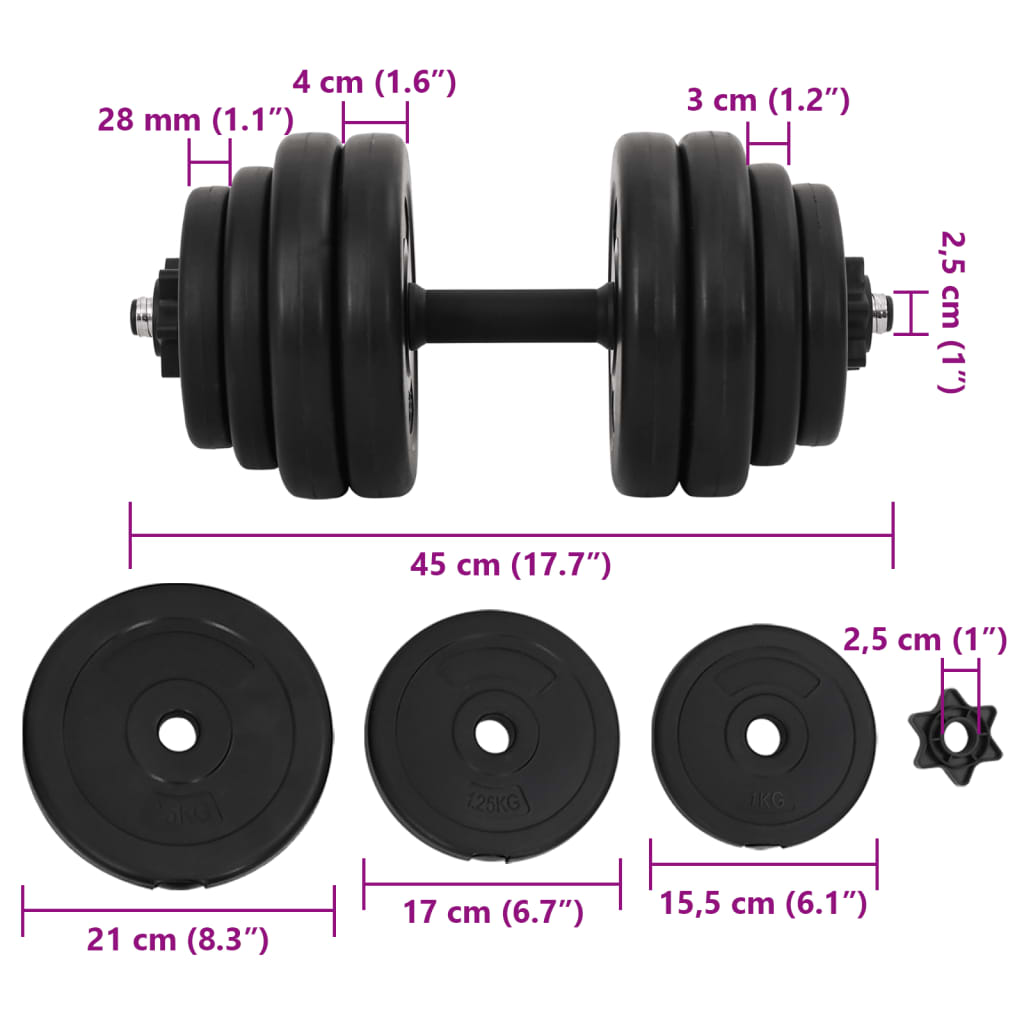 Adjustable dumbbel Set (14-piece)