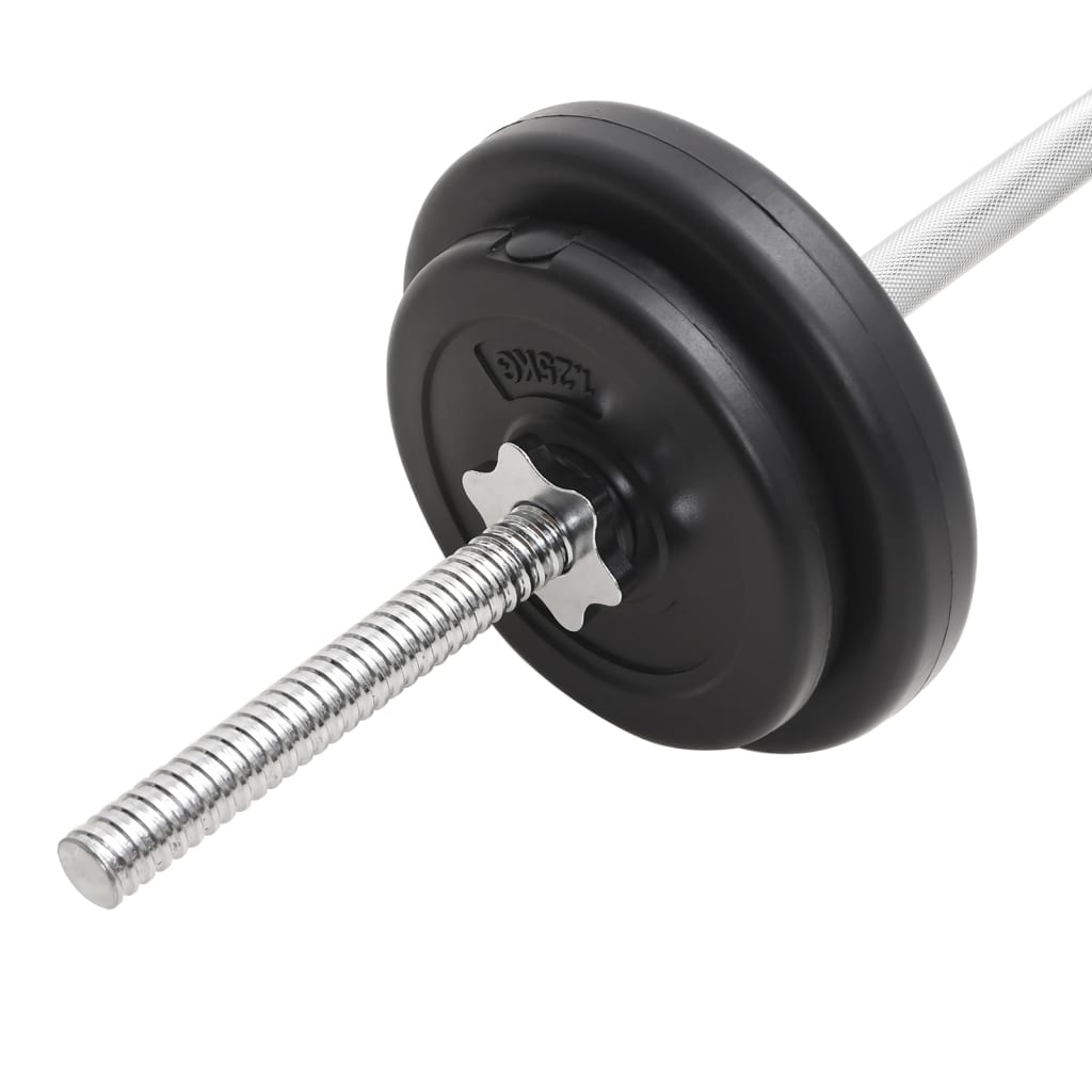 barbell and dumbbell set
