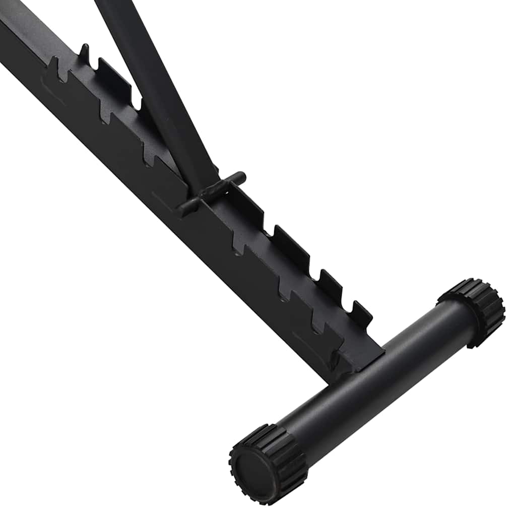 Weight Bench Black 132 x 54 x 100 cm Steel