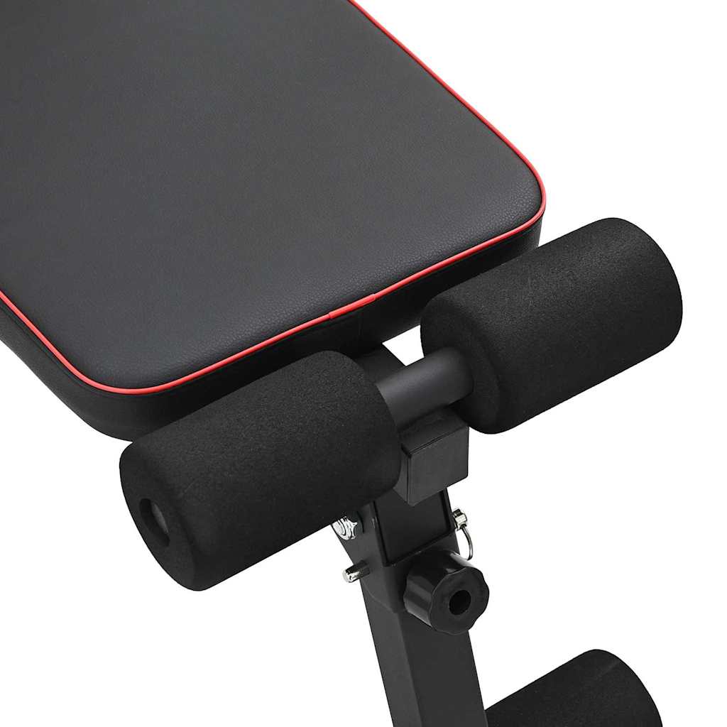 Weight Bench Black 131 x 41 x 110 cm Steel